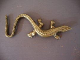Koperen salamander - hagedis - VERKOCHT