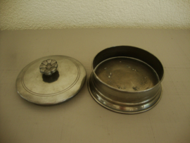 Tinnen pot met deksel - Gelria tin - Royal Dutch Pewter - VERKOCHT