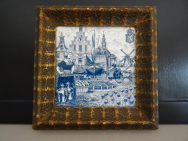 Oude Hollandse Delfts blauwe tegel - Mosa - VERKOCHT