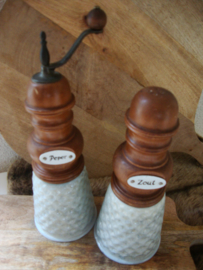 Peper en zout stel decoratie - VERKOCHT