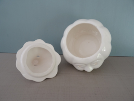 Vintage knoflookpot - gezicht - VERKOCHT
