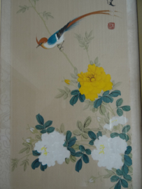 Langwerpig Chinees schilderij - VERKOCHT