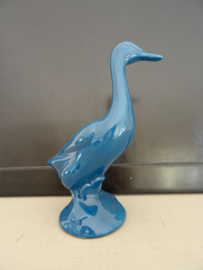 Beeldje eend - blauw - VERKOCHT