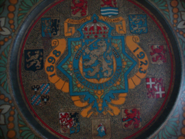 Emaille bord - 1898-1923 - Je maintiendrai - VERKOCHT