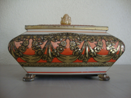 Trommel oranje/goud - VERKOCHT