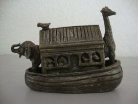Tinnen beeldje - Ark van Noach - VERKOCHT