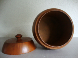 Houten tabakspot - VERKOCHT