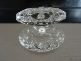 Schelp met parel - kristal - VERKOCHT