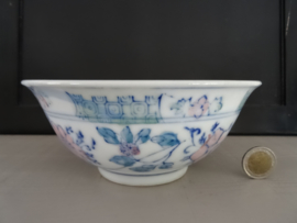 Chinese kom/schaal - pastel - VERKOCHT