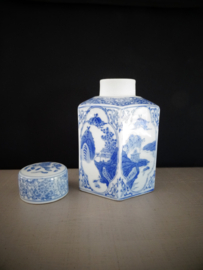 Gemberpot blauw/wit - Chinees - VERKOCHT