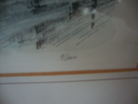 Litho Koppelpoort Amersfoort - Jos van Dijk - VERKOCHT