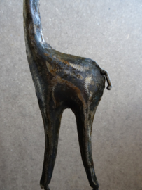 Metalen hert - vintage - VERKOCHT