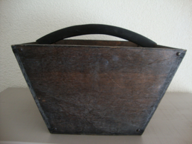 Houten mangelbak - VERKOCHT
