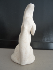 Beeldje hond hondje - wit - VERKOCHT