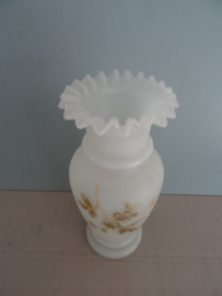 Vaas opaline - wit goud - VERKOCHT