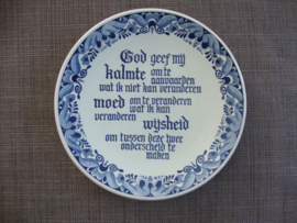 Delfts blauw tekstbord - VERKOCHT
