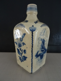 Kruik - Fles De Kuyper's Distilleries schiedam -Delfts blauw - VERKOCHT