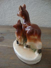 Beeldje hertjes - VERKOCHT
