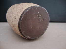 Vintage vaasje - bruin - VERKOCHT