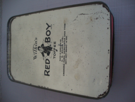 Oude trommel ca 1950-1959 Wilkin's Red Boy  - VERKOCHT