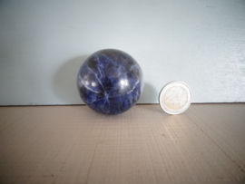 Marmeren bal - 1 stuk - blauw - VERKOCHT