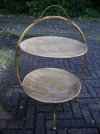 Grote etagere goudkleurig - VERKOCHT