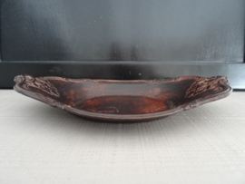Metalen schaaltje - bruin - VERKOCHT
