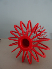 Vintage Ikea rode draad kandelaar - VERKOCHT