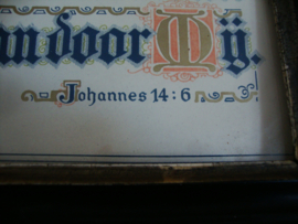 Kalligrafie tekst - Joh. 14:6