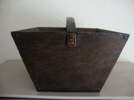 Houten mangelbak - VERKOCHT
