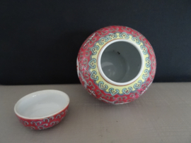 Gemberpotje Chinees - roze - VERKOCHT