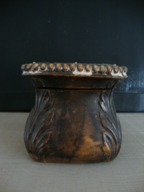 Antiek theekistje - hout - schildpad - zilver - VERKOCHT