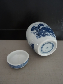 Gemberpotje blauw/wit - VERKOCHT