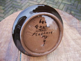 Asbak - plateel Gouda Holland - VERKOCHT