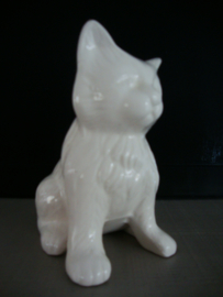 Vintage bloempotje poes - kat - VERKOCHT