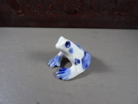 Letterbak figuurtje kikker - Delfts blauw - VERKOCHT