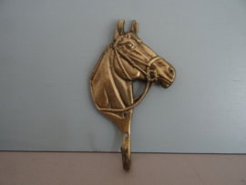 Kapstokhaak paard - koper of messing - VERKOCHT