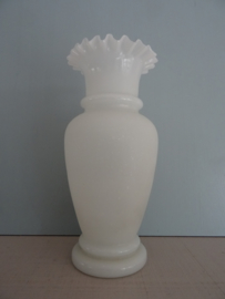 Vaas opaline - wit goud - VERKOCHT