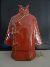 Vaas in de vorm van kimono - Chinees - VERKOCHT