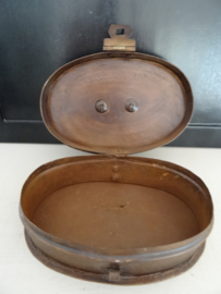 Metalen doosje - kistje - rusty look - roestige uitstraling - VERKOCHT
