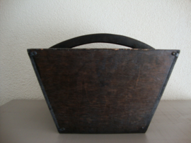 Houten mangelbak - VERKOCHT