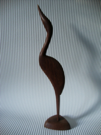 Houten kraanvogel - VERKOCHT