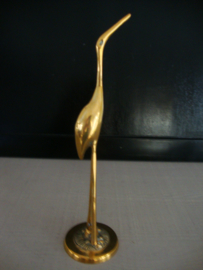Messing kraanvogel - VERKOCHT
