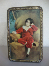 Oude trommel ca 1950-1959 Wilkin's Red Boy  - VERKOCHT