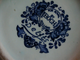 Vaas blauw wit Delfts - Royal Sphinx Boch - VERKOCHT