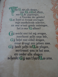 Kalligrafie tekst - VERKOCHT