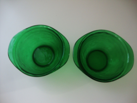 Groene schaaltjes vintage - VERKOCHT