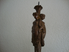 Set zware kandelaren - ca. 1920 - VERKOCHT