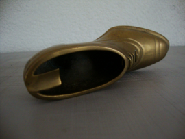 Koper/messing schoentje - asbak - VERKOCHT