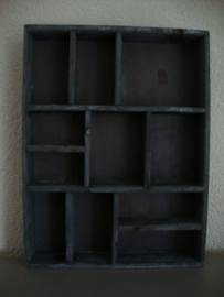 Letterbak vergrijsd hout - VERKOCHT